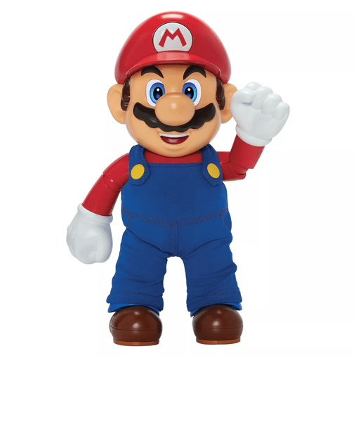 Boneco Articulado com Som Super Mario Nintendo Candide