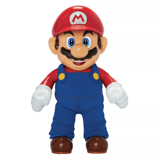 Boneco Articulado com Som Super Mario Nintendo Candide