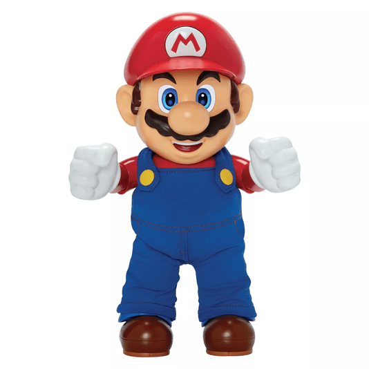Boneco Articulado com Som Super Mario Nintendo Candide