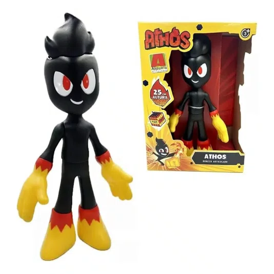 Boneco Athos em Vinil 25 cm Algazarra