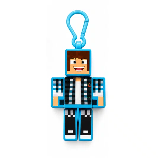 Boneco Authentic Games Chaveiro 8 cm com Ferramentas Algazarra