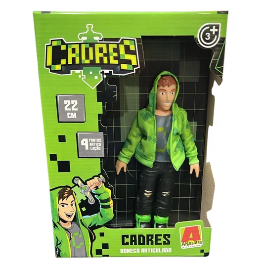Boneco Cadres em Vinil 22 cm Algazarra