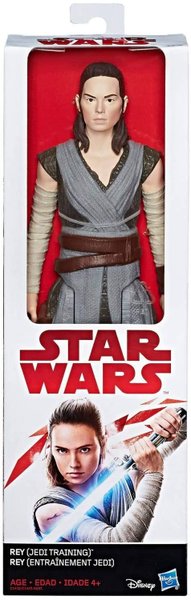 Boneco Figura Star Wars Rey Treinamento Jedi Hasbro