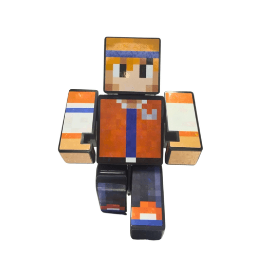 Boneco Hey Davi com Acessórios Família Arqueira Gamer Skin 15 cm Algazarra