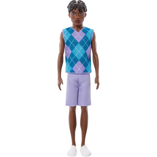 Boneco Ken Fashionista Colete Xadrez #253 Mattel 