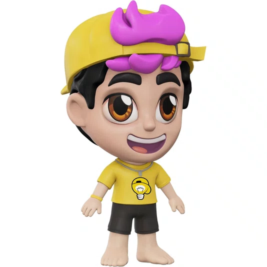 Boneco Leozinho em Vinil Dos Rosa 15 cm Algazarra