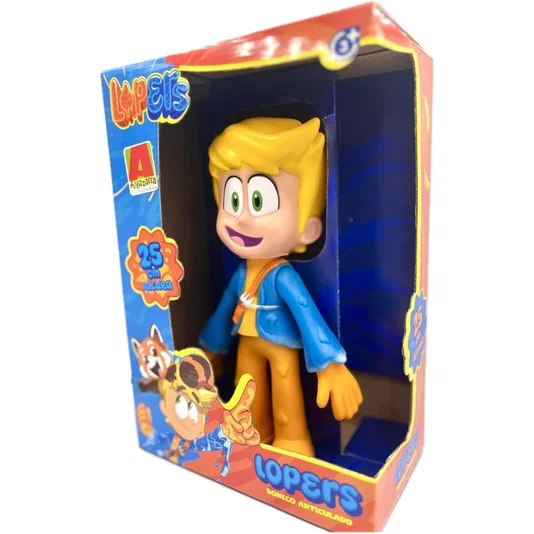 Boneco Lopers em Vinil 25 cm Algazarra