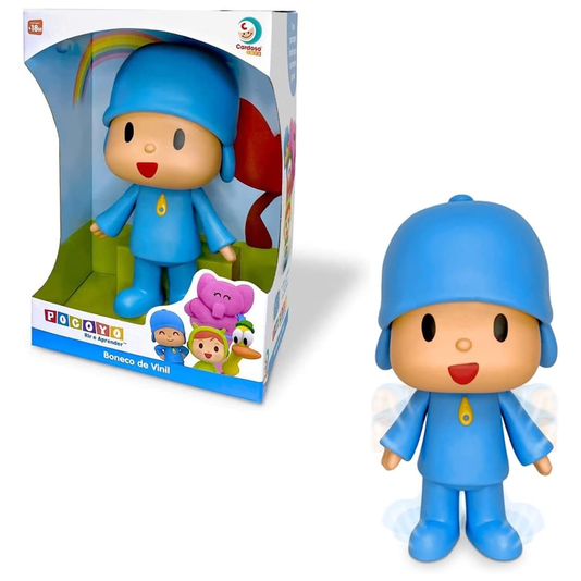 Boneco Pocoyo de Vinil 27 cm Turma do Pocoyo Cardoso