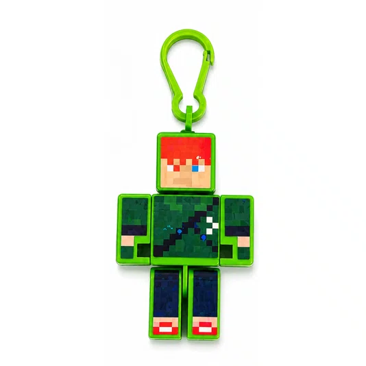Boneco Robin Hood Gamer Chaveiro 8 cm com Ferramentas Algazarra