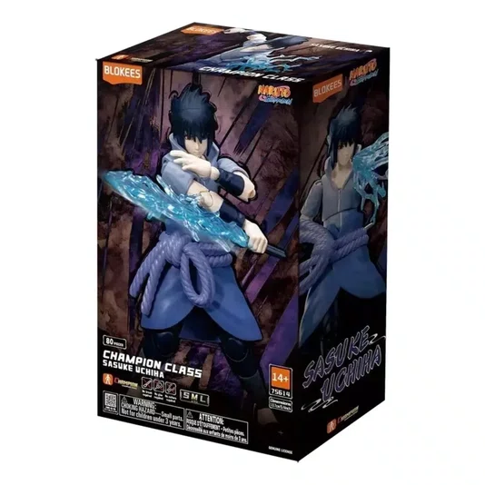 Boneco Sasuke Uchiha Champion Class Naruto Blokees Polibrinq