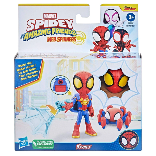 Boneco Spidey 10 cm Web-Spinners Amazing Friends Hasbro