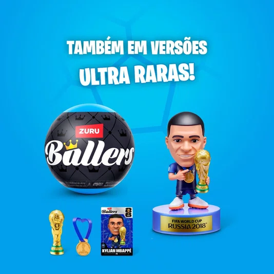 Boneco Surpresa Ballers Copa Do Mundo FIFA 2026 Zuru Candide