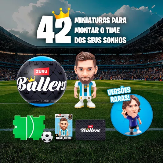 Boneco Surpresa Ballers Copa Do Mundo FIFA 2026 Zuru Candide