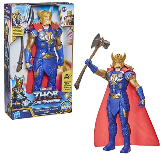 Boneco Thor Love and Thunder Stormbreaker Strike Hasbro