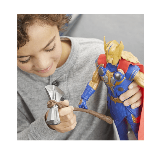 Boneco Thor Love and Thunder Stormbreaker Strike Hasbro