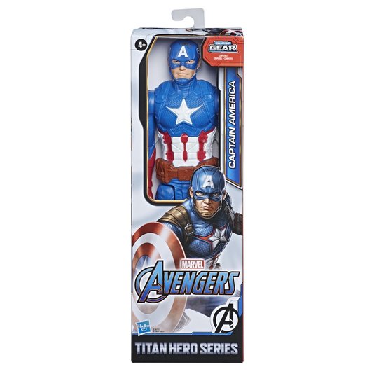 Boneco Titan Hero Gear Capitão América Hasbro