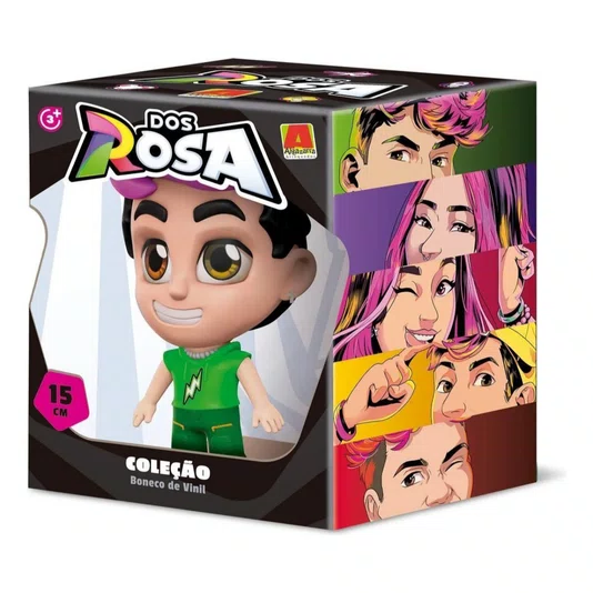 Boneco Void em Vinil Dos Rosa 15 cm Algazarra
