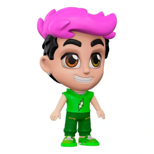 Boneco Void em Vinil Dos Rosa 15 cm Algazarra