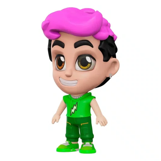 Boneco Void em Vinil Dos Rosa 15 cm Algazarra