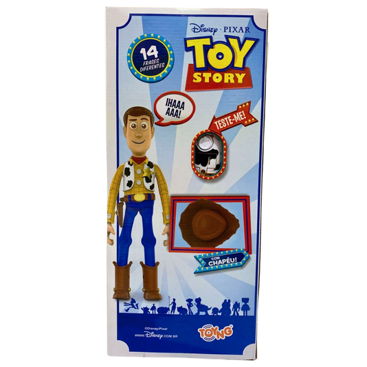Boneco Xerife Woody Toy Story Disney Toyng 