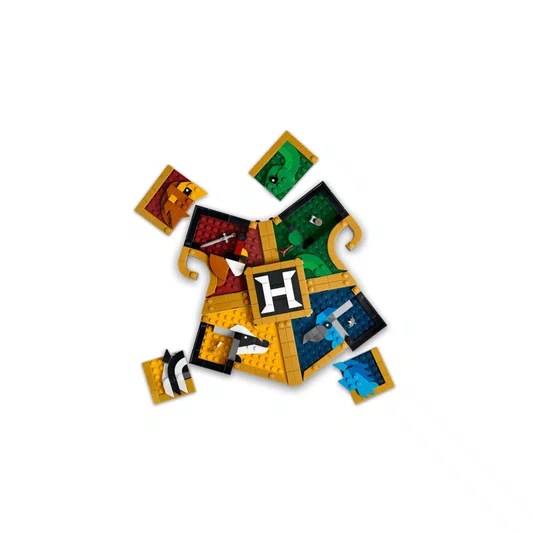 Brasão das Casas de Hogwarts Lego Harry Potter
