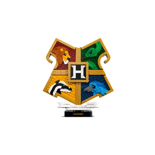 Brasão das Casas de Hogwarts Lego Harry Potter