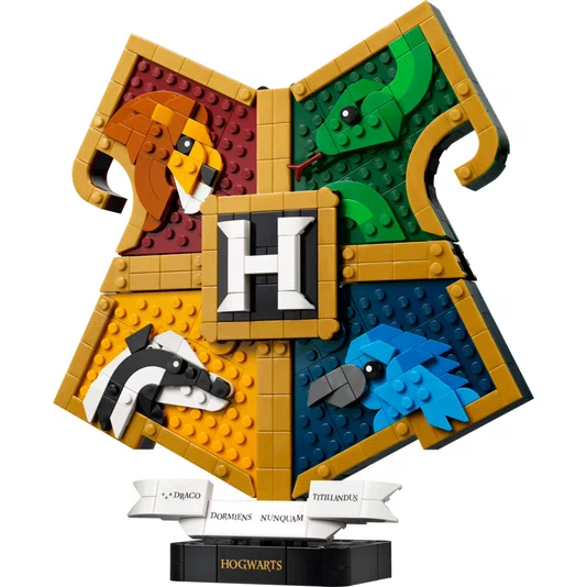 Brasão das Casas de Hogwarts Lego Harry Potter