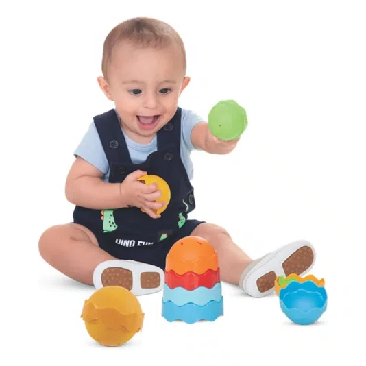 Brinquedo de Empilhar Torre Mágica Mercotoys Brinquedos