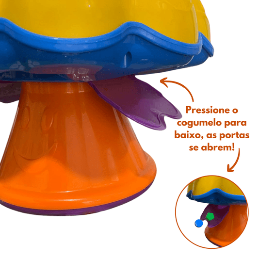 Brinquedo Diver For Baby Cogumelo Didático Divertoys