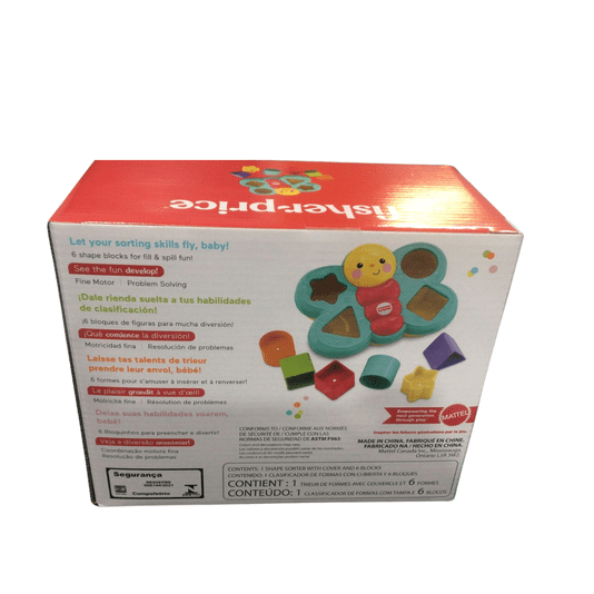 Encaixa Borboleta Blocos Fisher Price Mattel