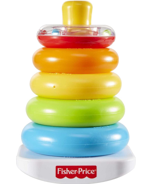 Brinquedo Para Bebês Pirâmide De Argolas Fisher Price Mattel