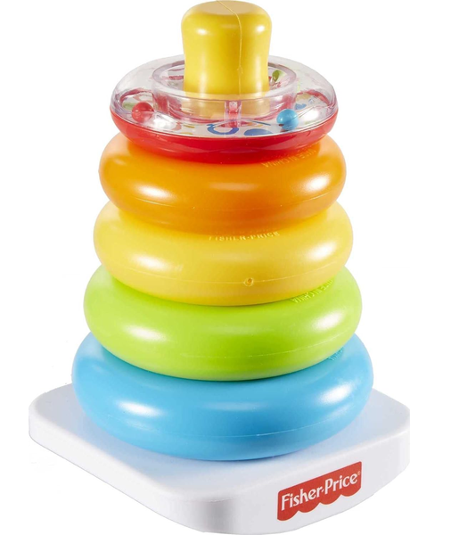 Brinquedo Para Bebês Pirâmide De Argolas Fisher Price Mattel