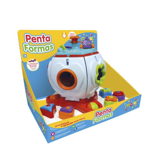 Brinquedo Pentaformas Educativo Maral 