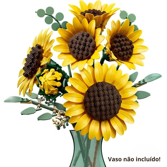 Buquê de Girassóis Lego Botânica