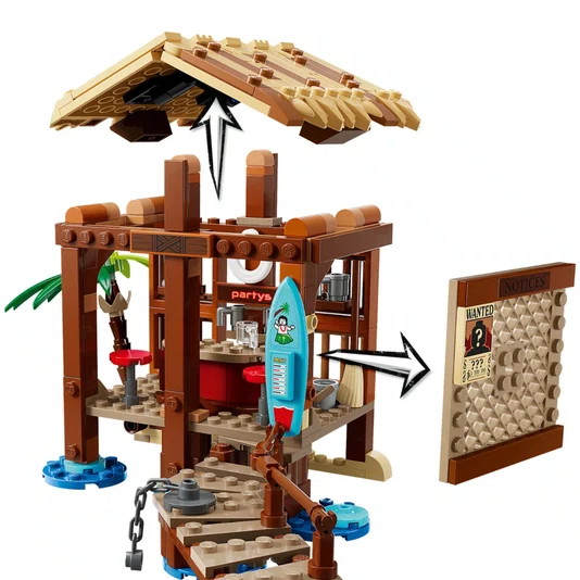 Cabana da Vila do Moinho de Vento Lego One Piece 
