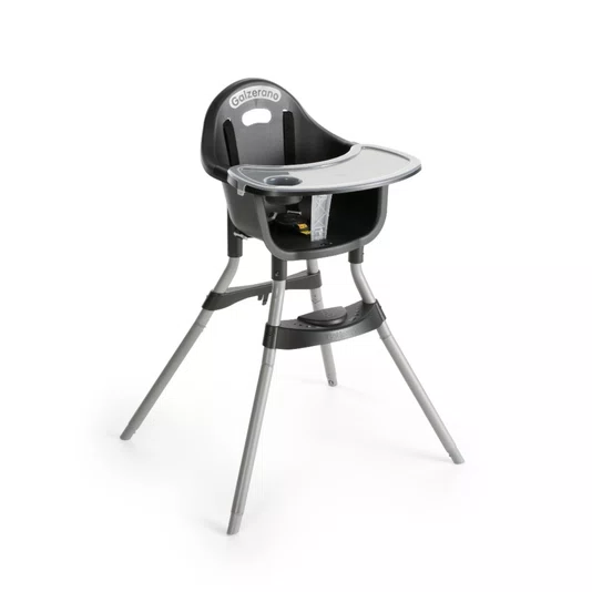 Cadeira de Alimentação Alta Gaia 2 em 1 Onix Galzerano Cadeira de Alimentação Alta Gaia 2 em 1 Onix Galzerano