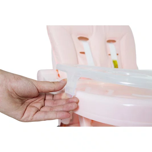 Cadeira de Alimentação Alta Premium Must Rose Galzerano