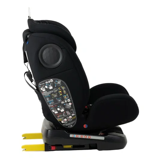 Cadeira para Auto Leon Preta 0-36kg Isofix Galzerano