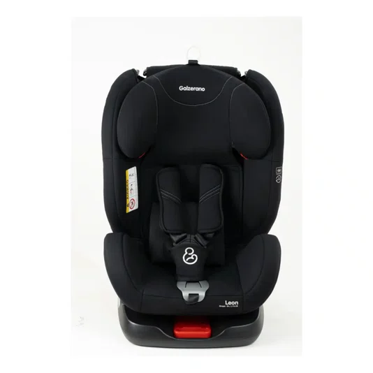 Cadeira para Auto Leon Preta 0-36kg Isofix Galzerano