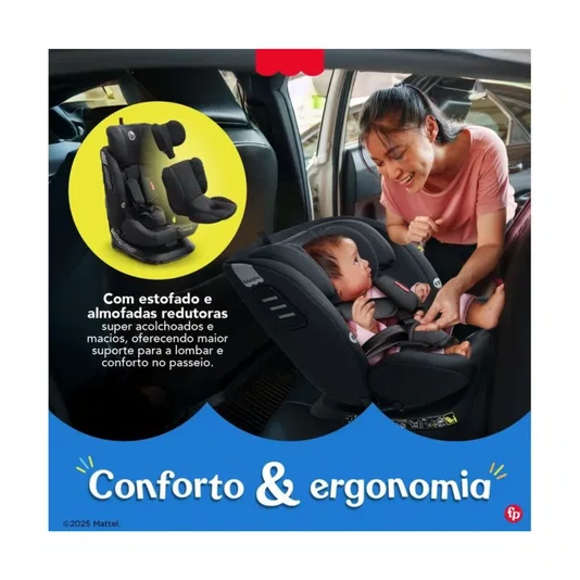 Cadeira Para Auto Phoenix 360° Isize 40-150cm Fisher Price Mattel 