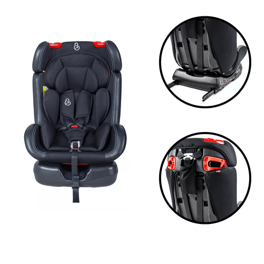 Cadeira para Auto Prati Preta Isofix  0-36kg Galzerano