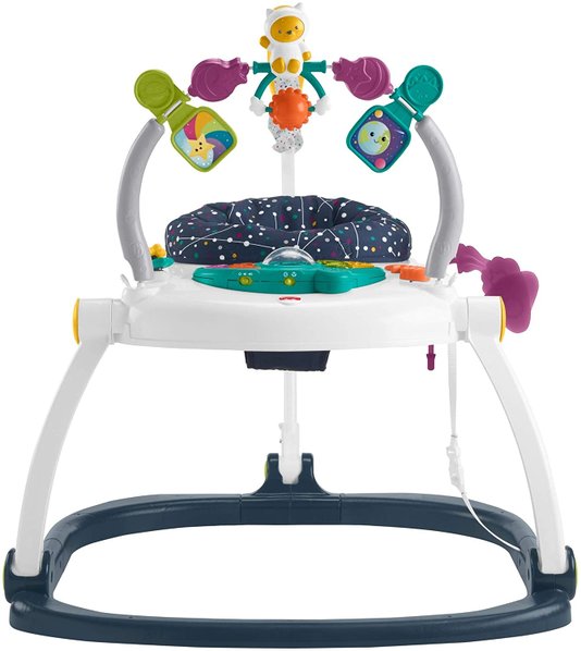 Cadeirinha Pula Pula Diversão no Espaço Assento Jumperoo Fisher-Price Mattel