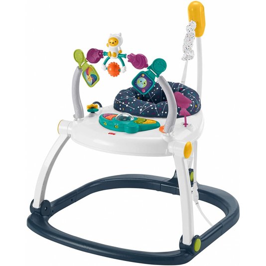 Cadeirinha Pula Pula Diversão no Espaço Assento Jumperoo Fisher-Price Mattel