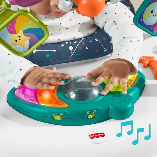 Cadeirinha Pula Pula Diversão no Espaço Assento Jumperoo Fisher-Price Mattel