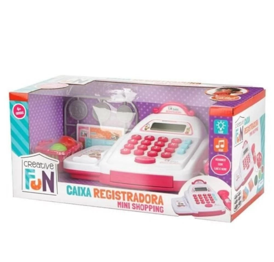 Caixa Registrado Mini Shopping Creative Fun Multikids 