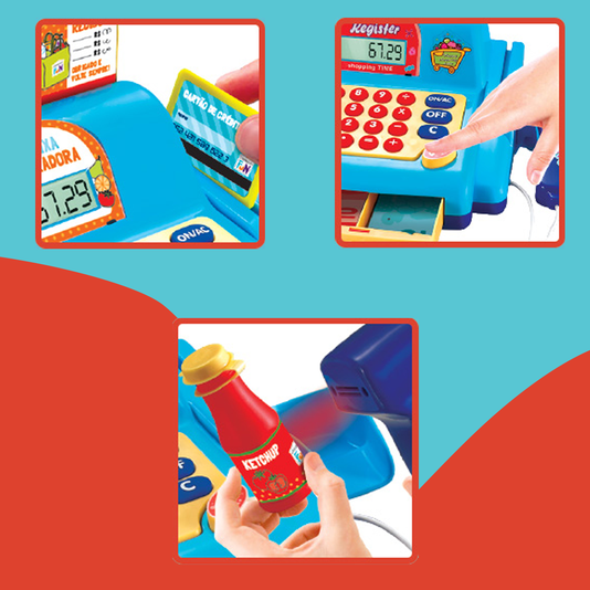 Caixa Registradora Creative Fun Azul Multikids