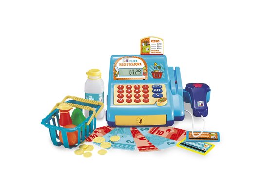 Caixa Registradora Creative Fun Azul Multikids