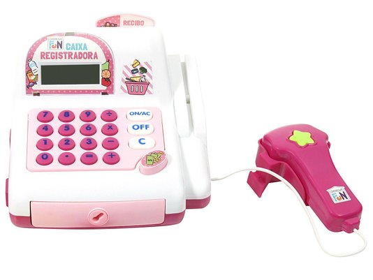 Caixa Registradora Creative Fun Rosa Multikids