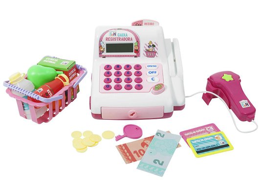 Caixa Registradora Creative Fun Rosa Multikids