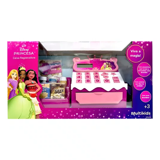 Caixa Registradora Disney Princesa Multilaser
